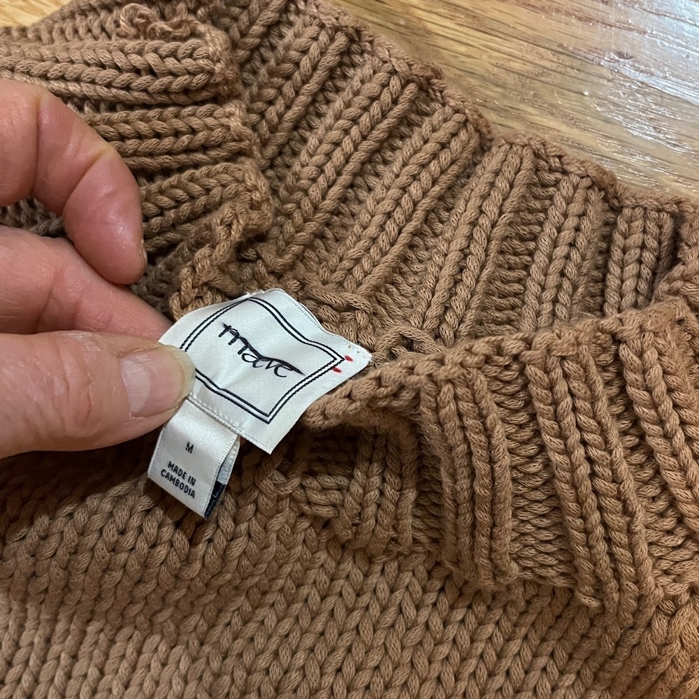 Anthropologie Pippa Mock-Neck Sweater Icon Edition Size Medium NWOT - Picture 10 of 14